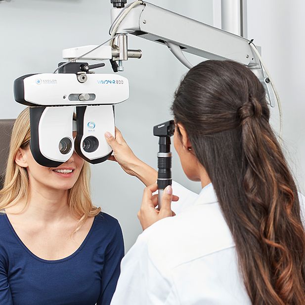 Een professionele oogmeting bij opticien